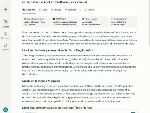 Résultats Perplexity
