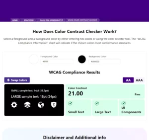 WCAG Contrast Checker